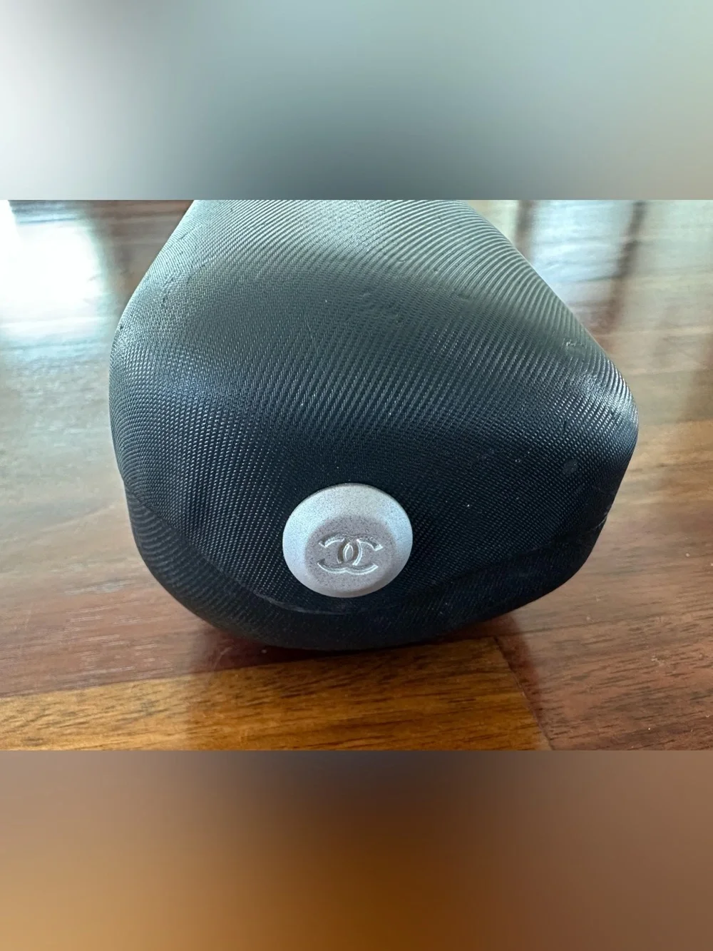 CHANEL Black Sunglasses Eyeglasses Case Hard Clamshell Authentic Vintage